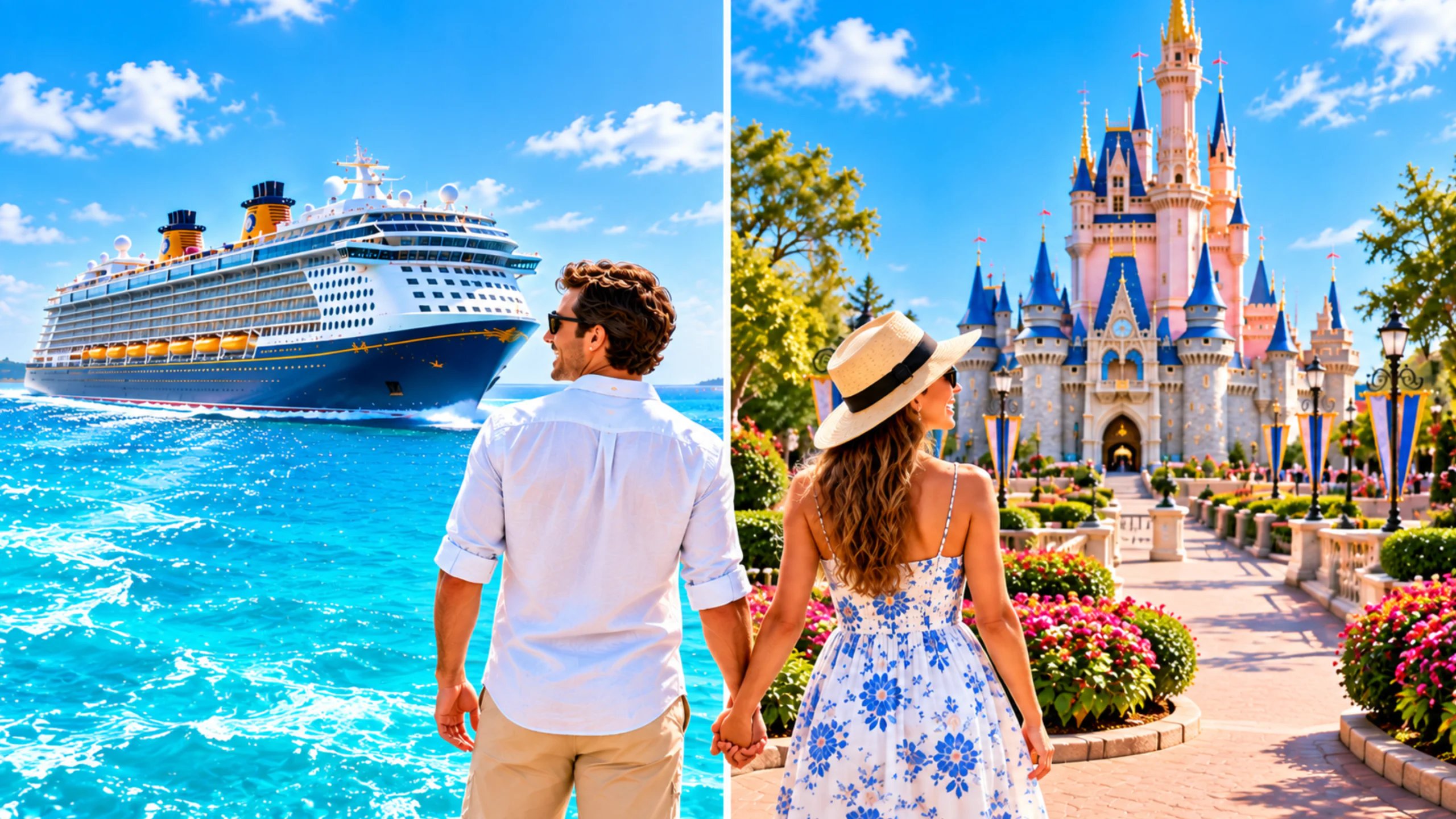 Cruzeiro Disney ou parques em Orlando: qual experiência escolher primeiro?